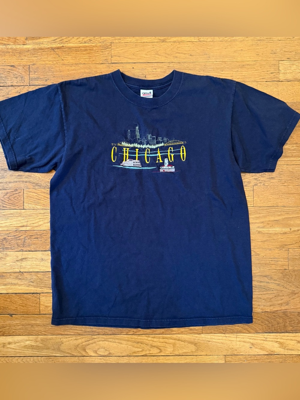 Vintage Y2K Chicago Embroidered Tee